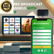 Novawave Digital TV Antenna - High-Powered HD TV Antenna